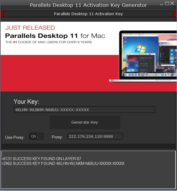 parallels 11 for mac key